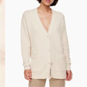 Aritzia wilfred free women’s hush knit button closed cardigan sweater size small